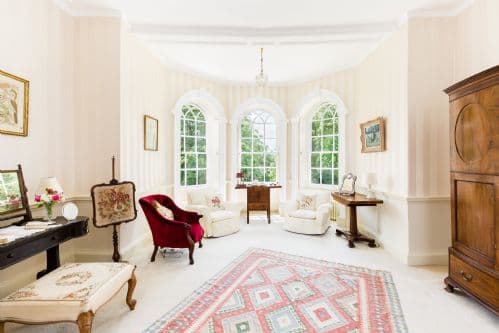 Bedroom inside the Upper Court manor house