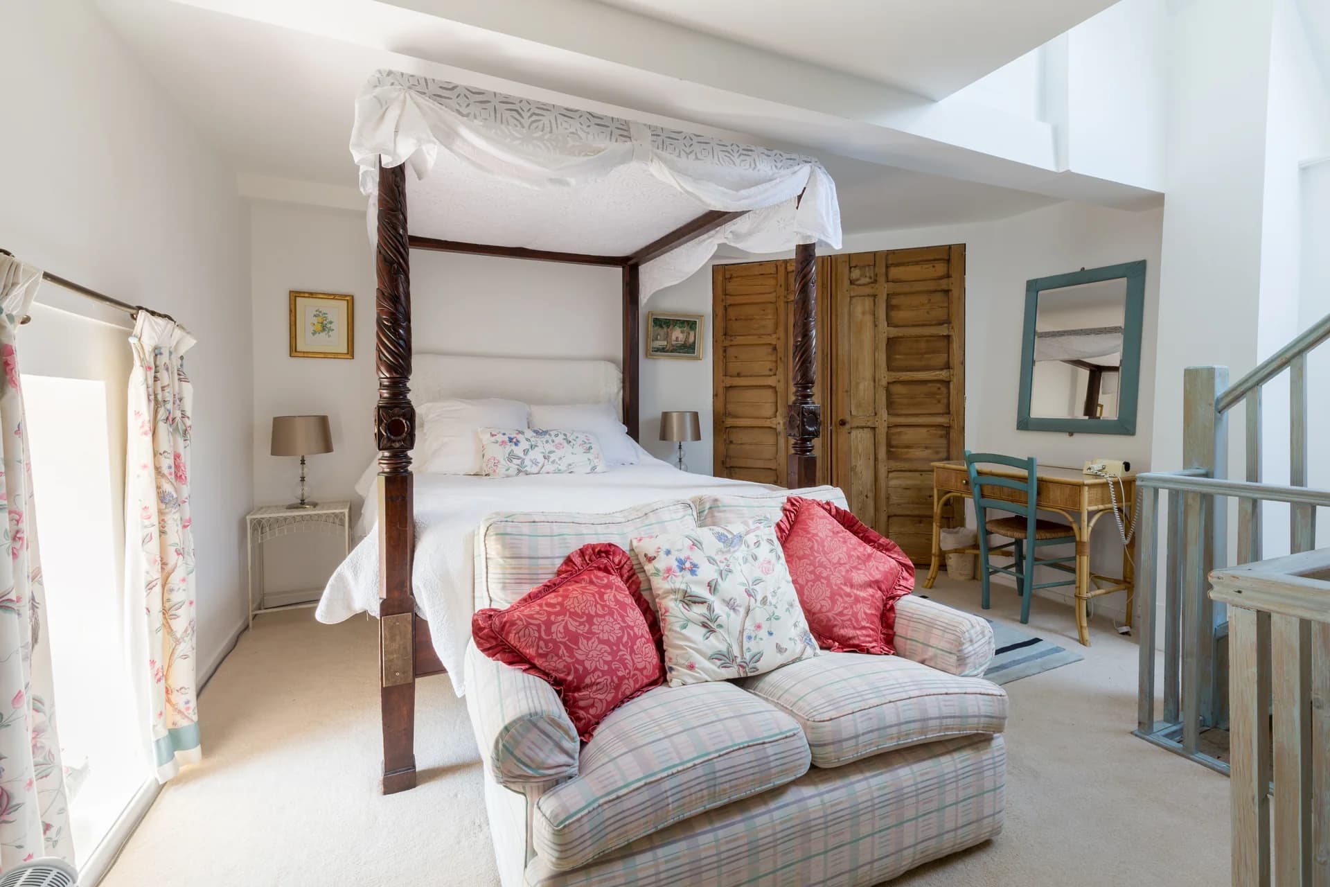Bedroom inside the Upper Court manor house